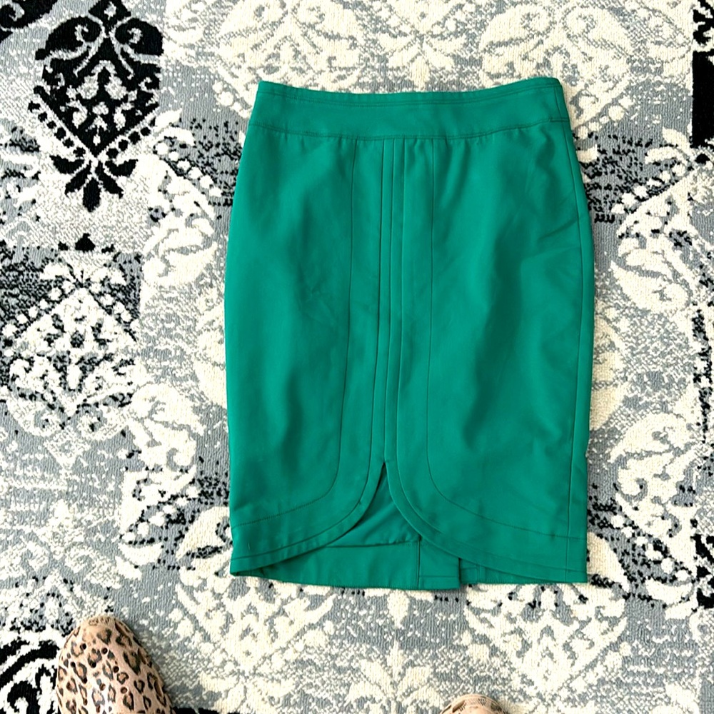 Green skirt